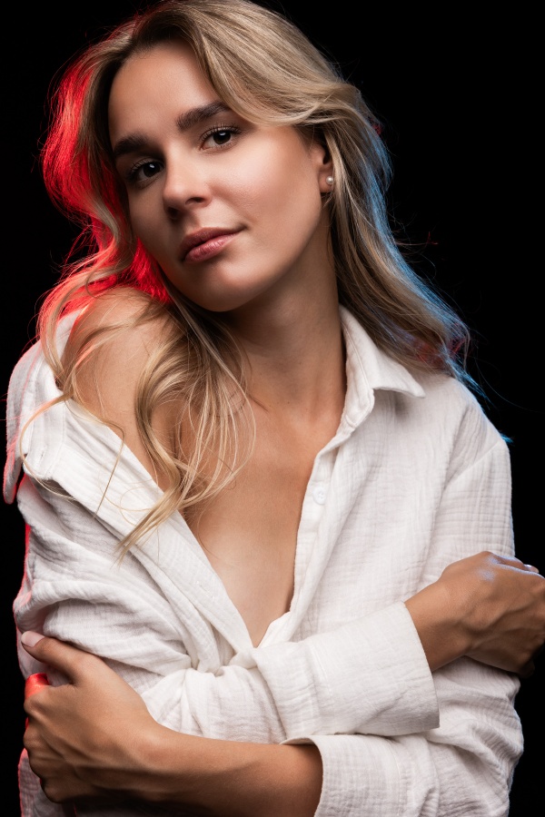 Editorial studio portrait