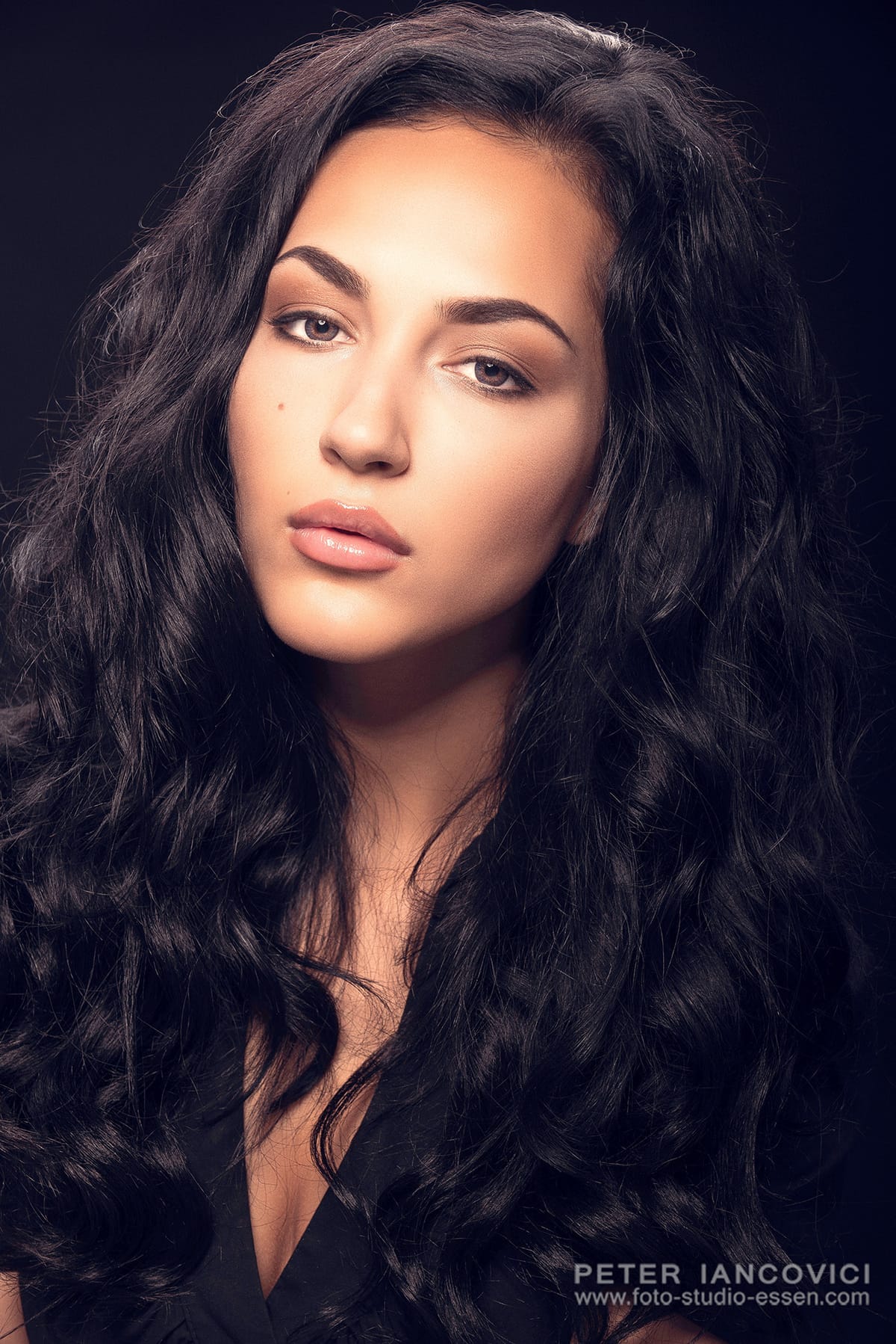 Studio beauty portrait