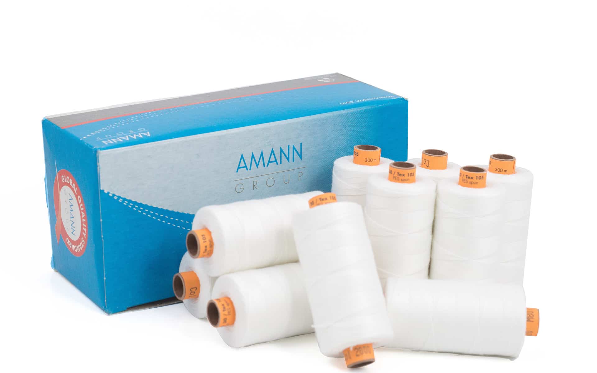 White thread arrangement