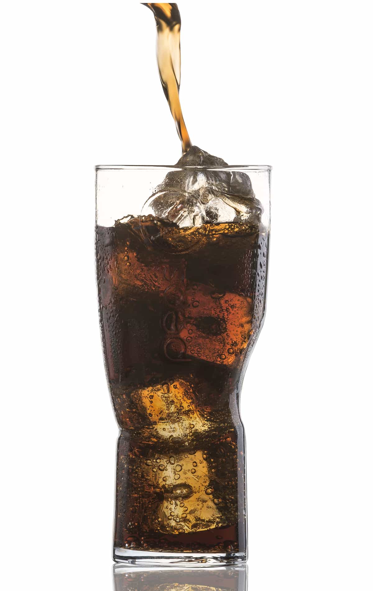 Beverage still life with dynamic splash