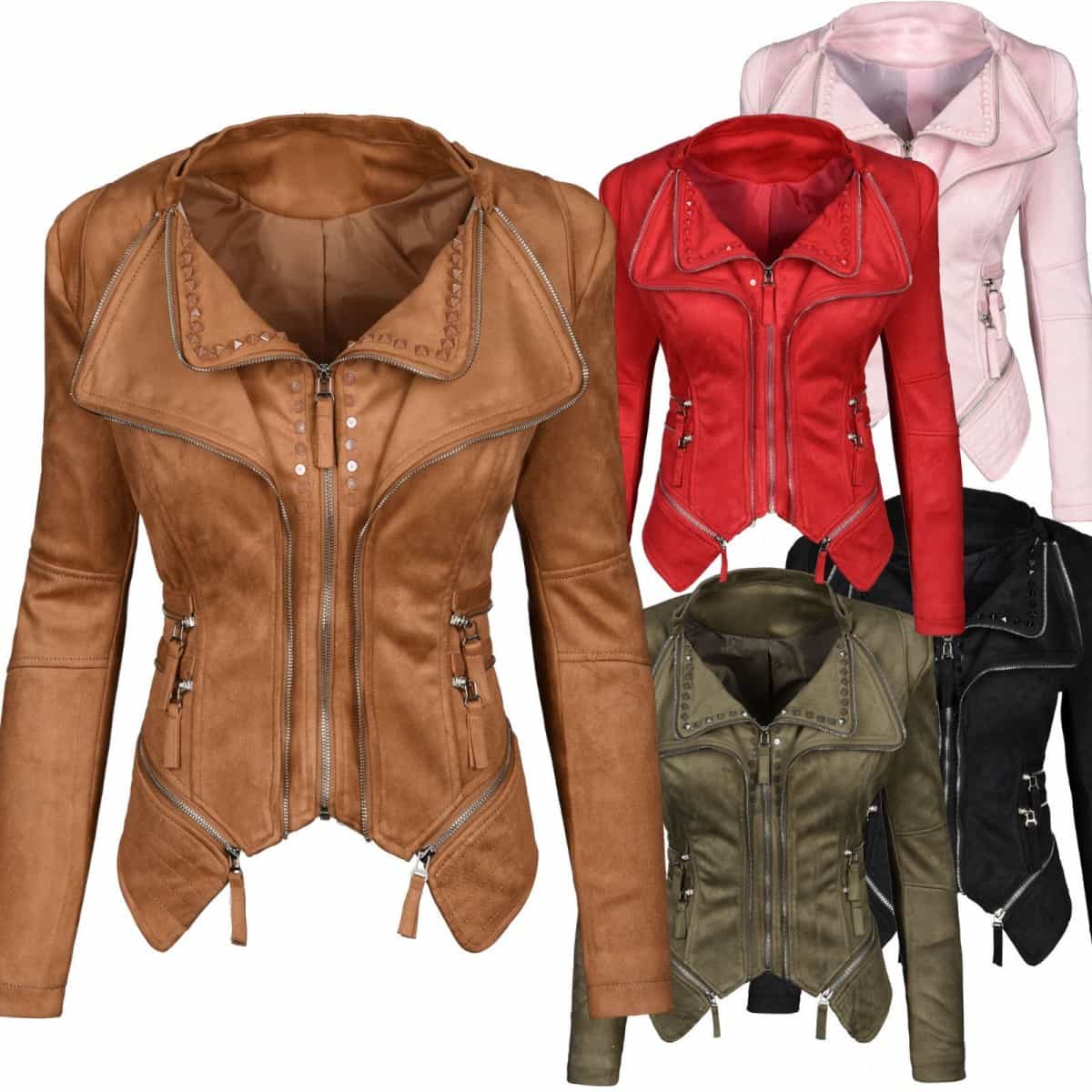Leather fashion arrangement